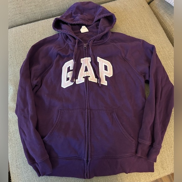GAP Purple Zip-Up Hoodie Jacket - Picture 5 of 5